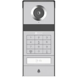 Ezviz TP9 Pro - Kit videoporteiro inteligente Wi-Fi 6 / 2 fios c/ câmara 4K + Ecrã Tátil 8'' + RFID / QR Code / NFC / Password