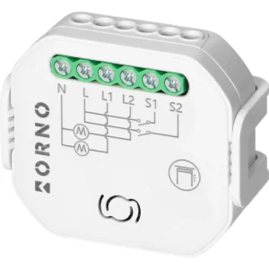Orno OR-SH-17104 - Módulo controlador inteligente WiFi + BT p/ controle de estores elétricos (compatível c/ Tuya)