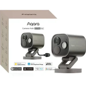 Aqara Hub G5 Pro (CH-C03D-G) - Câmara IP (Zigbee / Thread / Ethernet c/ PoE) 4MP 4.2mm - IP65 - Cinza