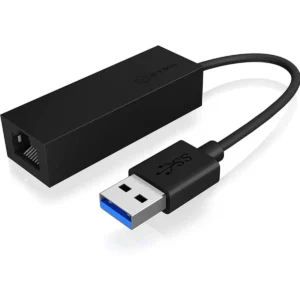 ICY BOX IB-AC501a - Adaptador rede Ethernet USB 3.0 - RJ45 10/100/1000Mbps Gigabit