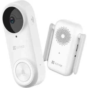 Ezviz DB2 Pro Kit 5MP - Kit de Videoporteiro inteligente WiFi 3K a bateria + Campainha