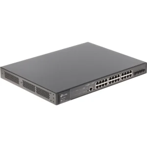 TP-Link TL-SG3428MP - Switch 24P (24PoE+) + 4 SFP+ Gigabit Gerenciável Jetstream L2+, montável em Rack