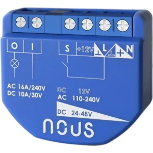 NOUS B1T - Módulo interruptor inteligente WiFi c/ Tasmota