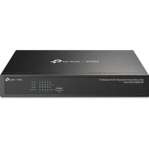 TP-Link VIGI NVR1008H-8P - Gravador de Vídeo NVR c/ PoE(53W) p/ câmaras IP 8MPx - 8 canais