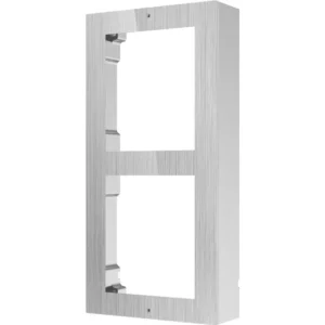 Hikvision DS-KD-ACW2/S - Moldura e caixa de encastrar de 2 módulos p/ videoporteiro modular