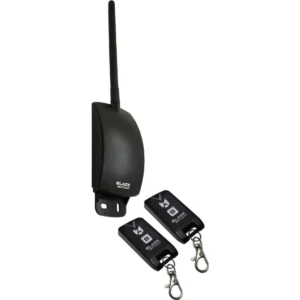Jolly Line Black Outdoor - Central receptora de garagem c/ 2 telecomandos universais 433Mhz (2 teclas) - exterior IP55