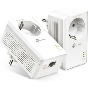 TP-Link TL-PA7019P KIT - Kit 2 adaptadores Powerline AV1000 1000Mbps c/ passthrough