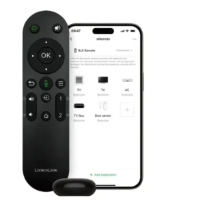 LinknLink eRemote TV Kit Pro - Kit de Controlo Inteligente IR com Hub e Comando BLE