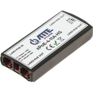 ATTE XPOE-4-11A-HS - Comutador / Extensor PoE 4 Portas (1: IN / 3: OUT)