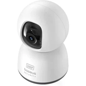 Baseus Security P1 Lite - Câmara IP (Wi-Fi) Pan/Tilt 2K 3MP c/ deteção de pessoas, IR e áudio bidirecional - p/ interior