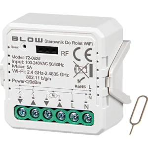 Blow - Módulo controlador inteligente WiFi para controle de estores elétricos (compatível c/ Tuya)