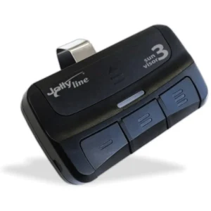 Jolly Line SUN VISOR 3 - Telecomando universal de garagem 433/868Mhz (3 teclas) p/ pala do Sol