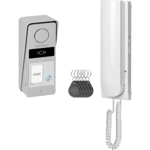 Orno OR-DOM-RD-937/W - Kit de telefone de porta branco c/ leitor RFID (2 fios)