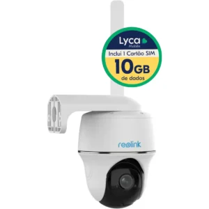 Reolink Go Series G430 (Go PT Plus) - Câmara IP (4G LTE) Pan/Tilt 2K 4MP c/ bateria, sensor PIR e IR 10m - IP64