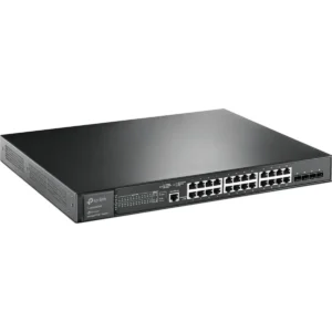 TP-Link SG3428XMP - Switch 24P (24PoE+) Gigabit + 4 SFP+ 10Gbps Gerenciável Jetstream L2+, montável em Rack