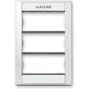 Alcad FRA-003 - Moldura para botoneira USOA de 3 módulos