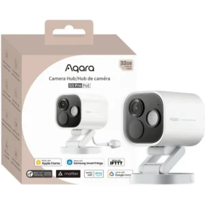 Aqara Hub G5 Pro (CH-C03D-W) - Câmara IP (Zigbee / Thread / Ethernet c/ PoE) 4MP 4.2mm - IP65 - Branco