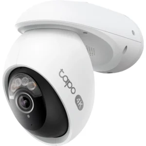TP-Link Tapo TC46 - Câmara IP (Wi-Fi / Ethernet) Pan/Tilt 8MP 4K 4mm IR 30m Visão Noturna a Cores - IP66
