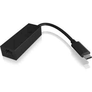 ICY BOX IB-LAN100-C3 - Adaptador rede Ethernet USB-C 3.0 - RJ45 10/100/1000Mbps Gigabit