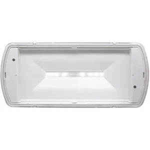 Eaton SL2MNM42E1C3A - Armadura de emergência de LEDs 150lm IP42 Safelite c/ pictograma Esquerda/Direita/Baixo