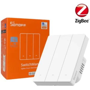 Sonoff ZBM5-3C-80W - Interruptor triplo (3 Gang) Smart Zigbee de encastrar - agrupável - Branco