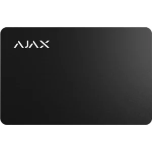 Ajax PASS B - Cartão de proximidade ID RFID MIFARE DESFire 13.56MHz compatível c/ Ajax KeyPad Plus - preto